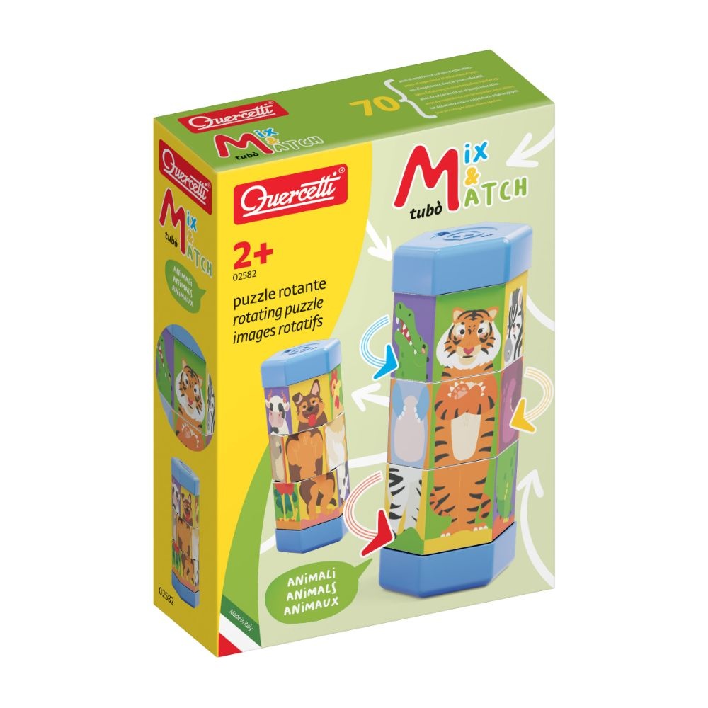 Mix & Match Animals Rotating Puzzle for Toddlers