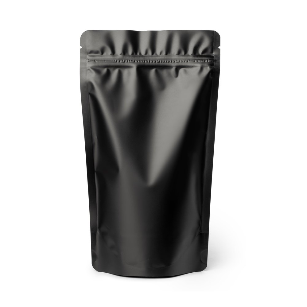 Unbranded Black Matte Mylar Bag 30g - 100 Bags