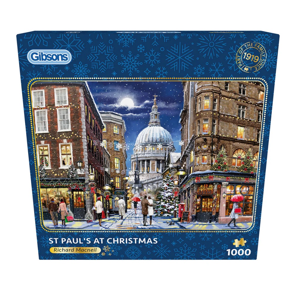 Gibsons - St Paul's at Christmas - 1000 Piece Jigsaw Puzzle