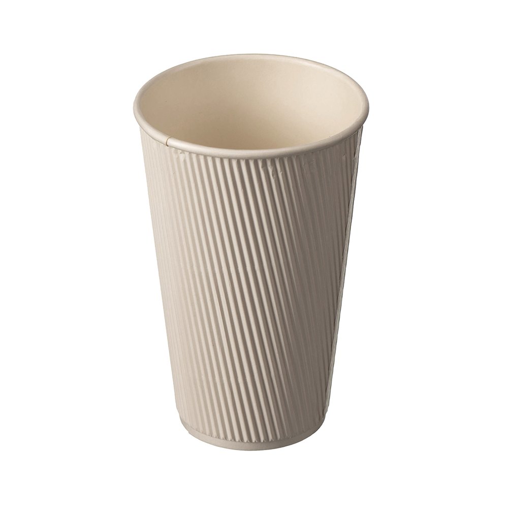Unbranded Ripple Wall Cups - 500 x 500ml Cups