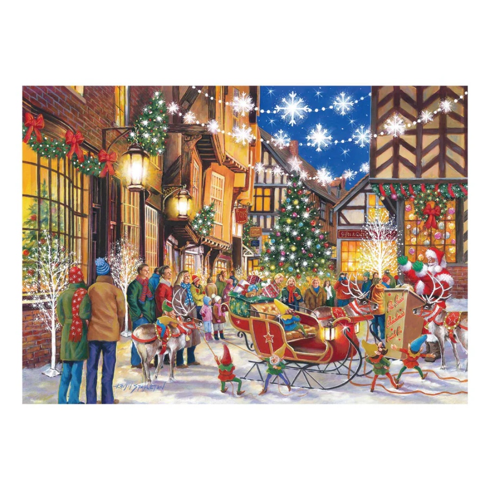 No.20 - Santa Switch On - 1000 Piece Jigsaw Puzzle