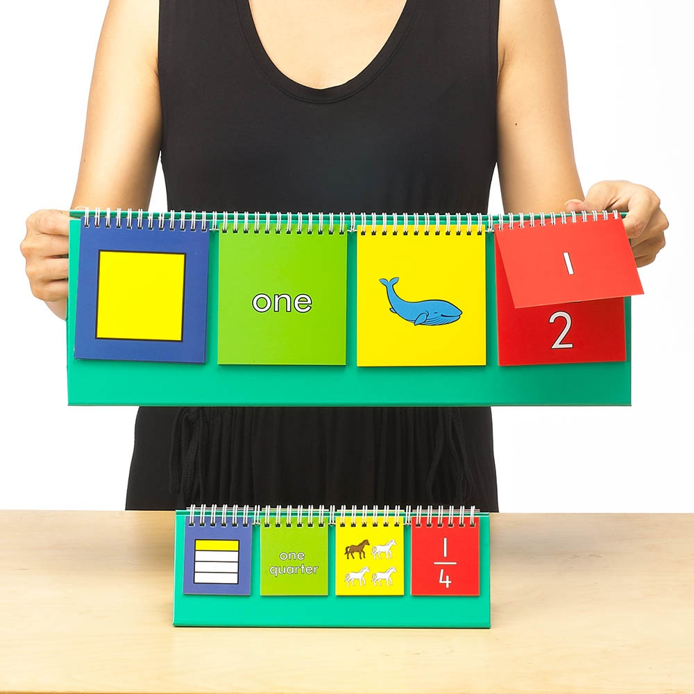 EDX Education - Flip Chart - Fraction Demo - 1pcs