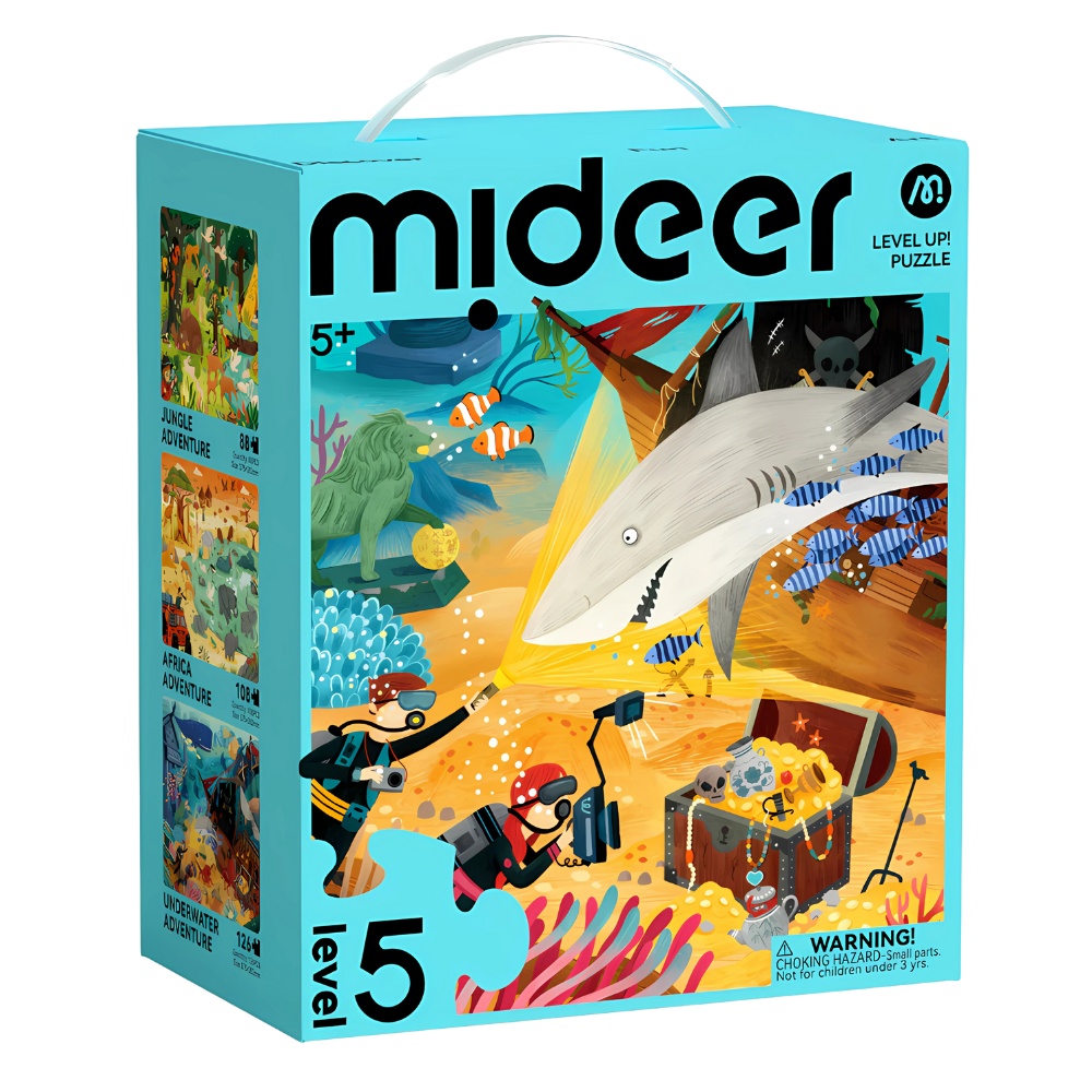 Level Up Jigsaw Puzzle for Kids - 3-in-1 - Level 5 Wonderful Adventure