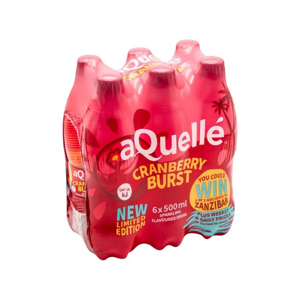 aQuelle Flavoured Water - 6 x 500ml