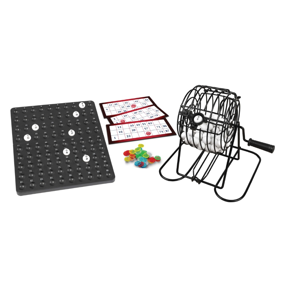 Ambassador - Wire Cage Bingo - Party Game with Scoreboard Tray