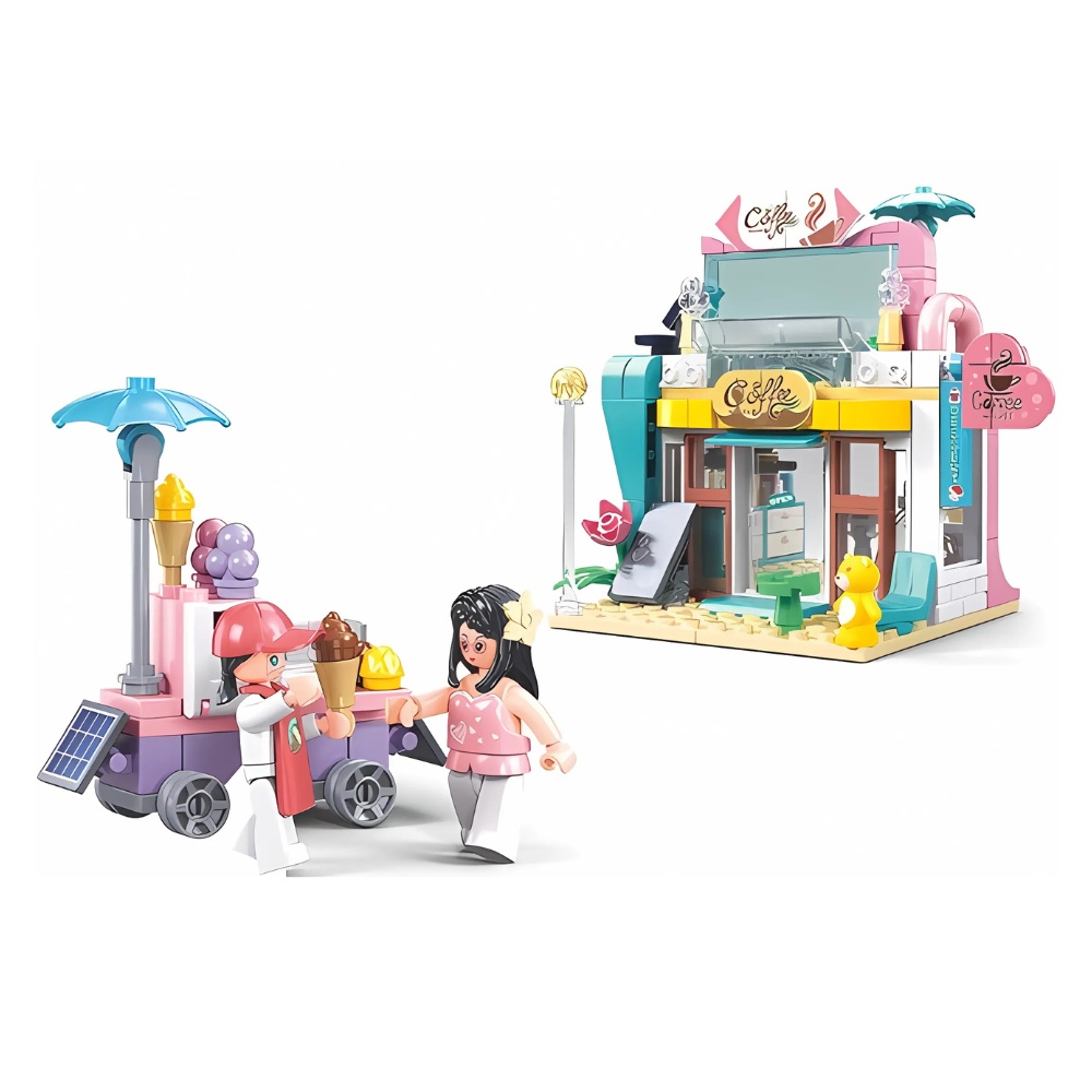 Sluban Building Set: Metropolis - Coffee Shop - 241 Pieces