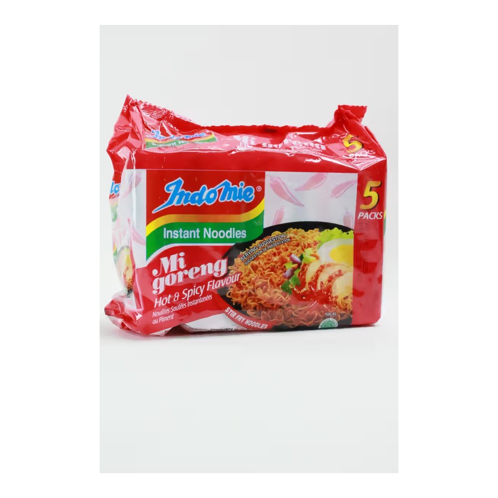 Indomie Noodles 5×80g (Hot and Spicy) — 3 packs