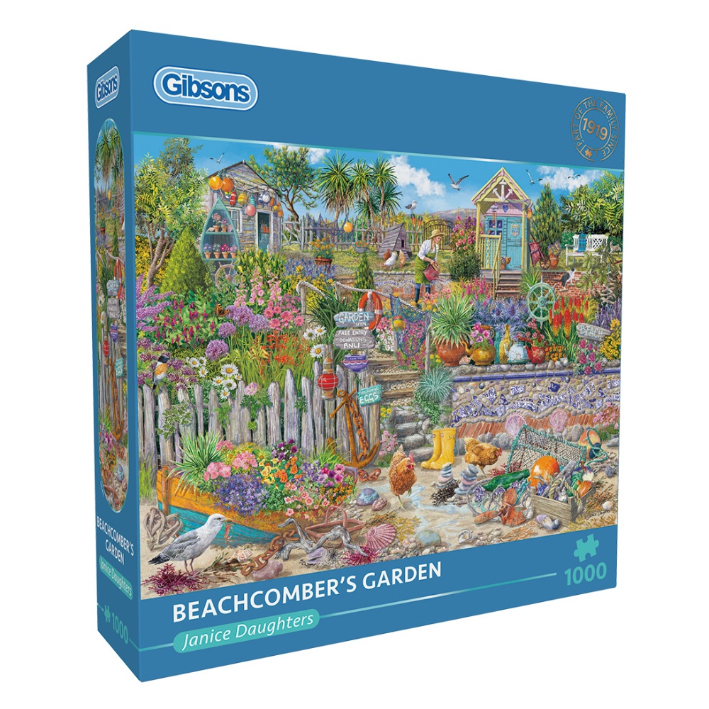 Gibsons - Beachcombers Garden - 1000 Piece Jigsaw Puzzle
