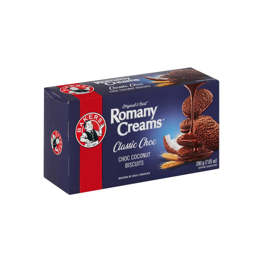 Bakers Romany Creams 200g — 12 units