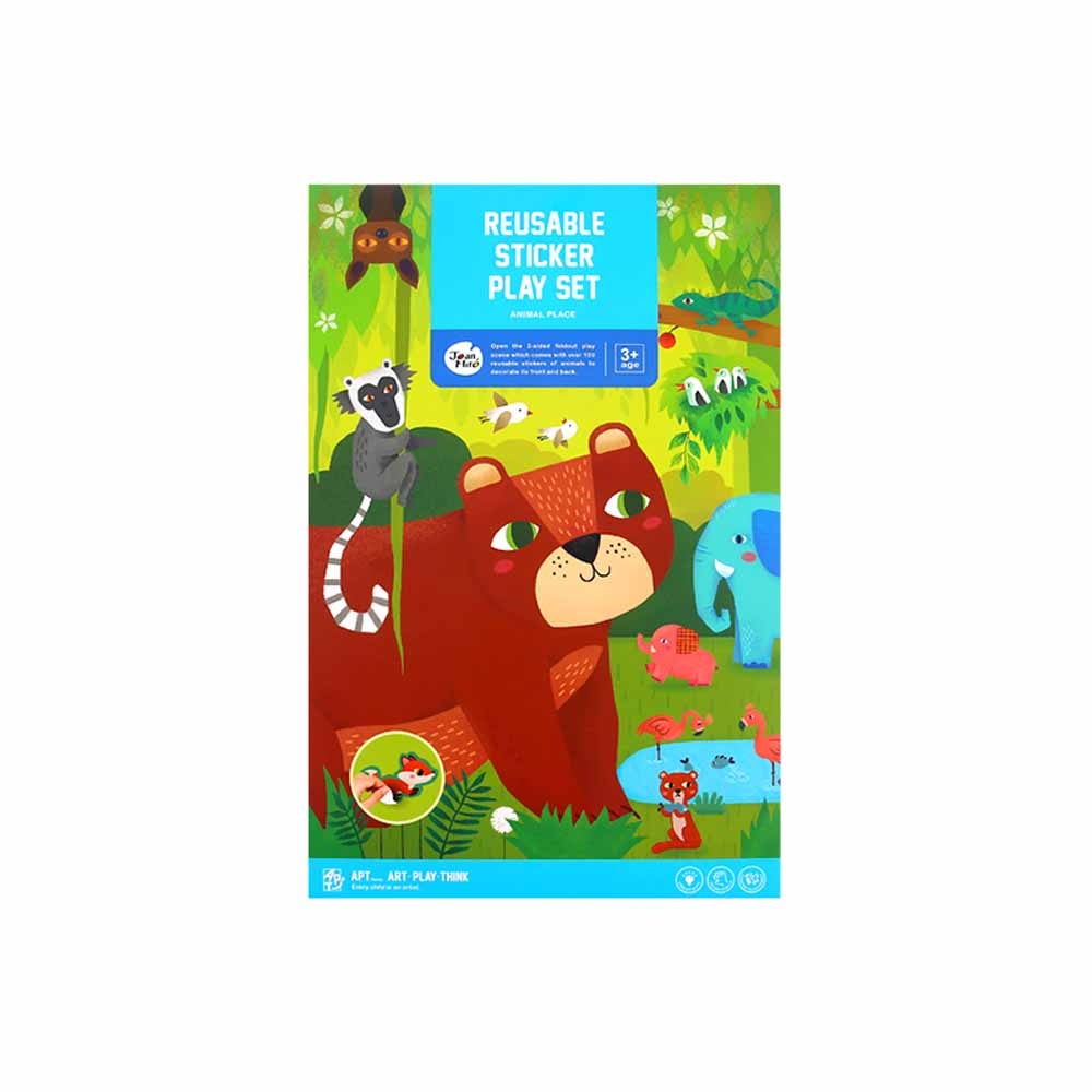 Reusable Sticker Play Set - Animal Place