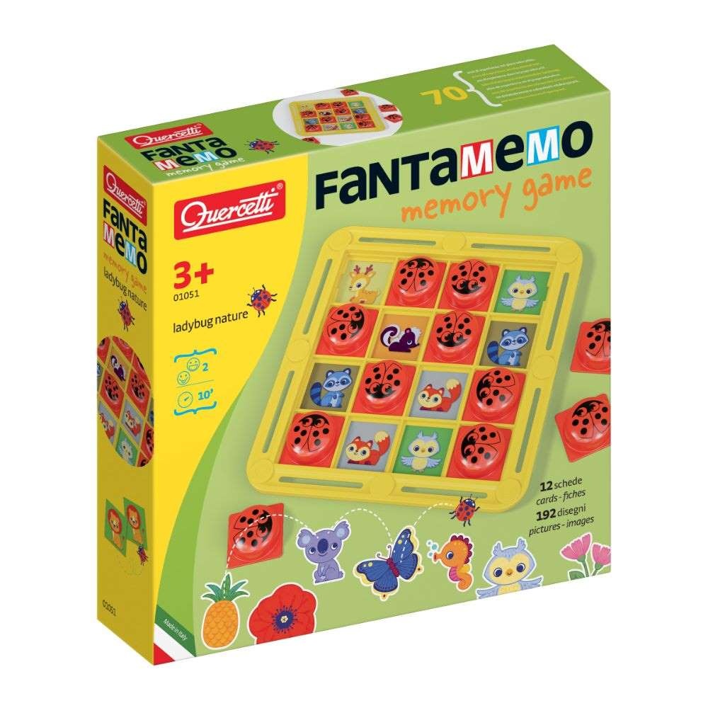 Fanta Memo Ladybug Memory Game - Nature-Themed Matching Cards for Kids