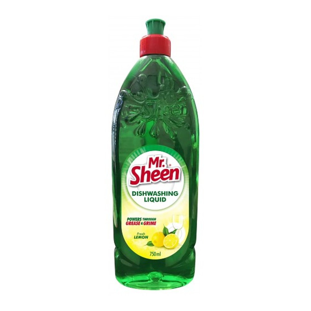 750ml Mr Sheen Dishwasher Lemon — 6 units
