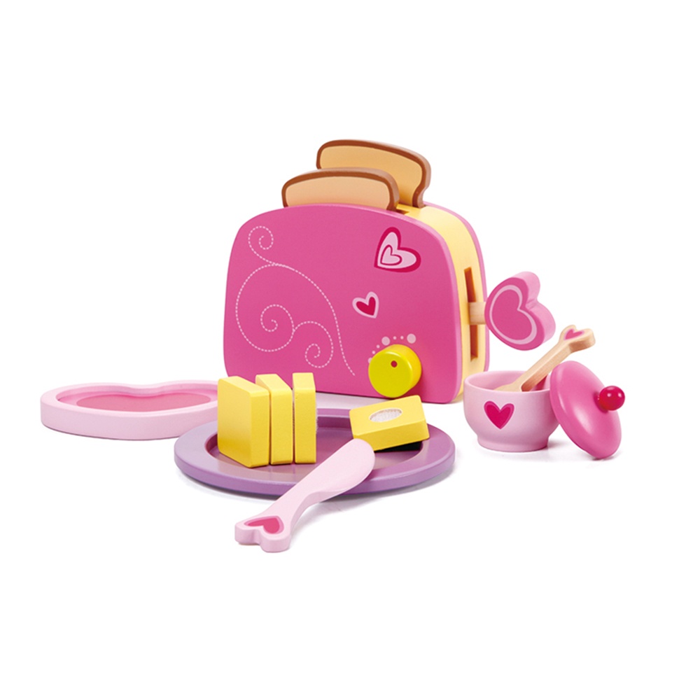 Pretend & Play - Toaster Toy Set - 13pcs