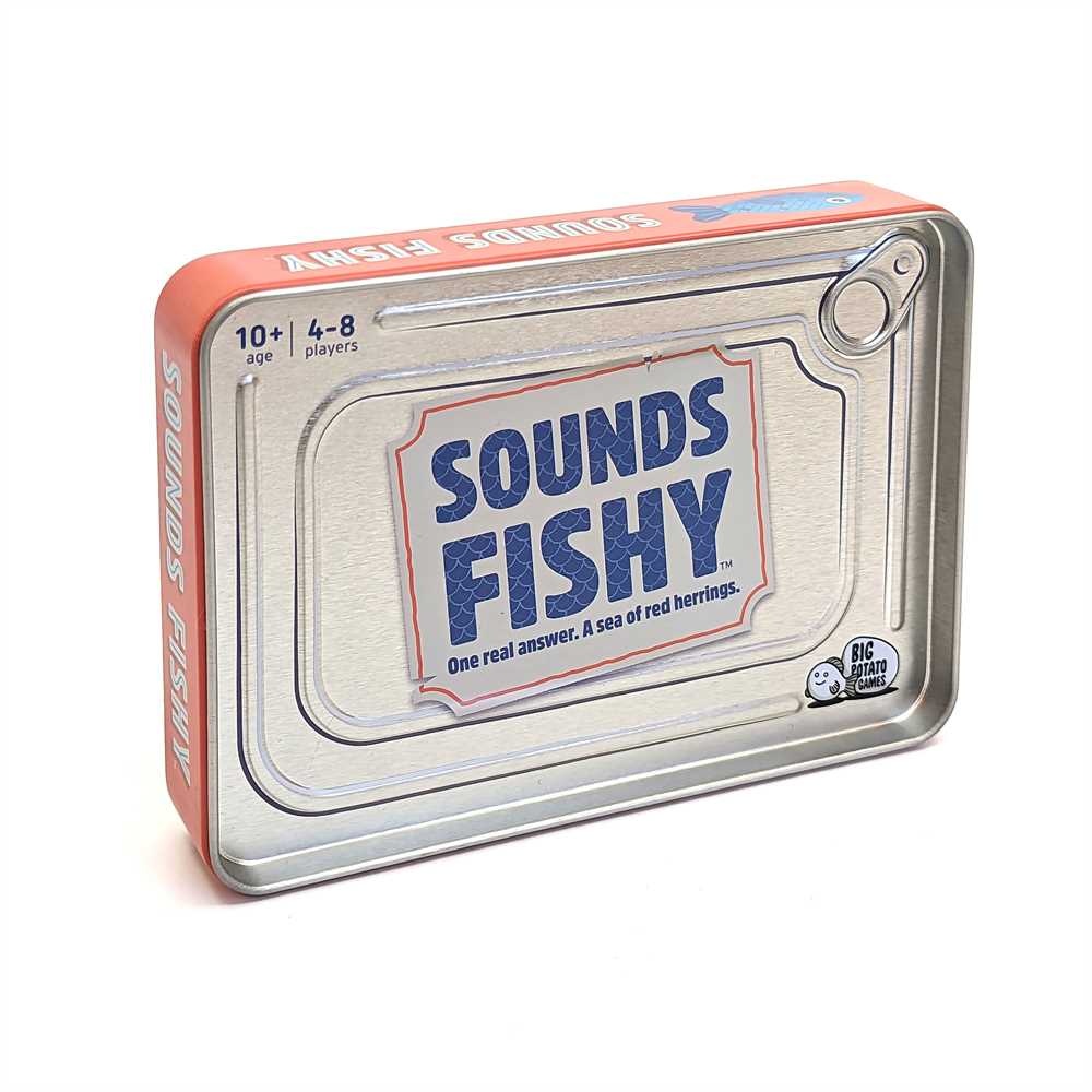 Sounds Fishy – Family Game – Travel-Size – 4-10 Players
