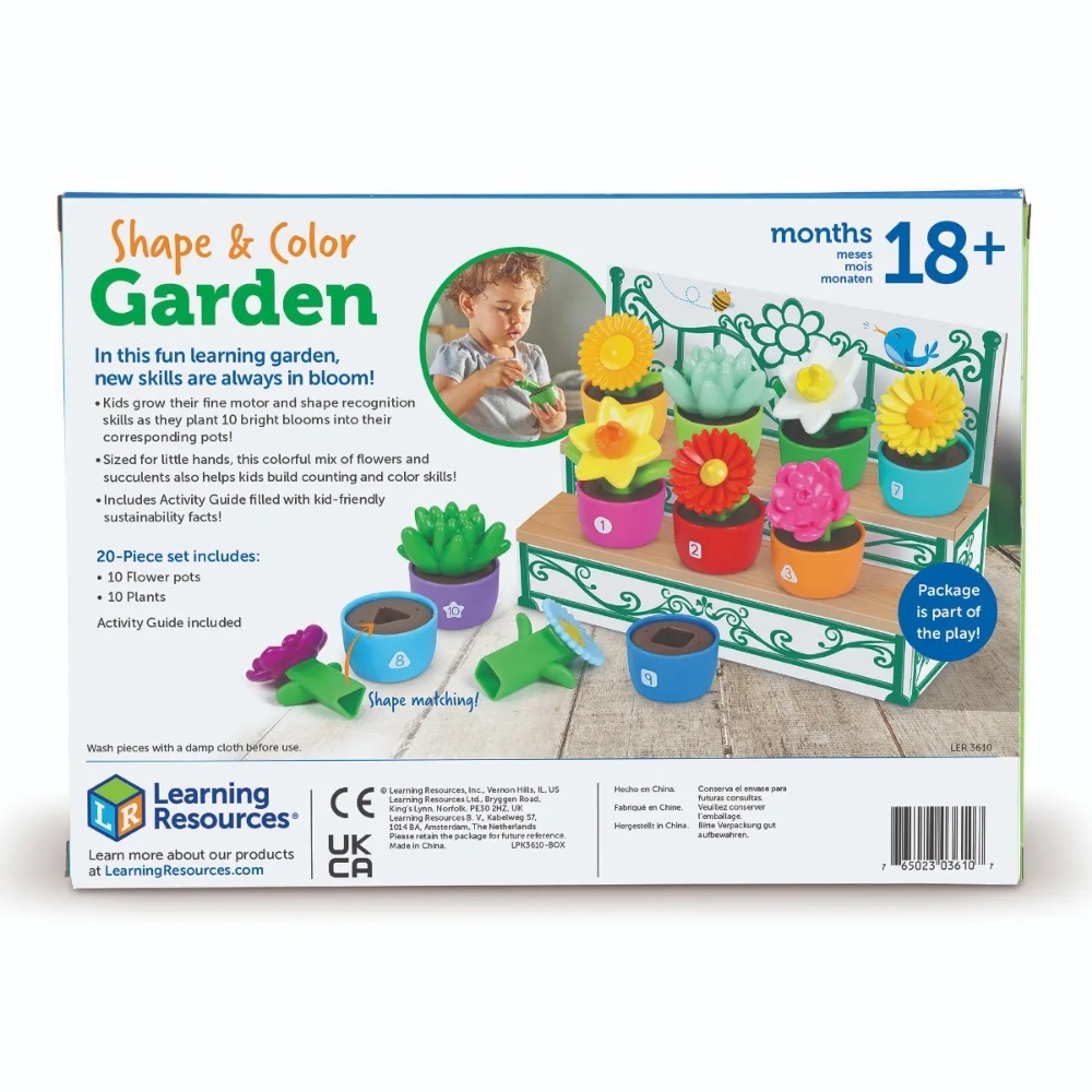 Shape & Colour Garden Matching Toy