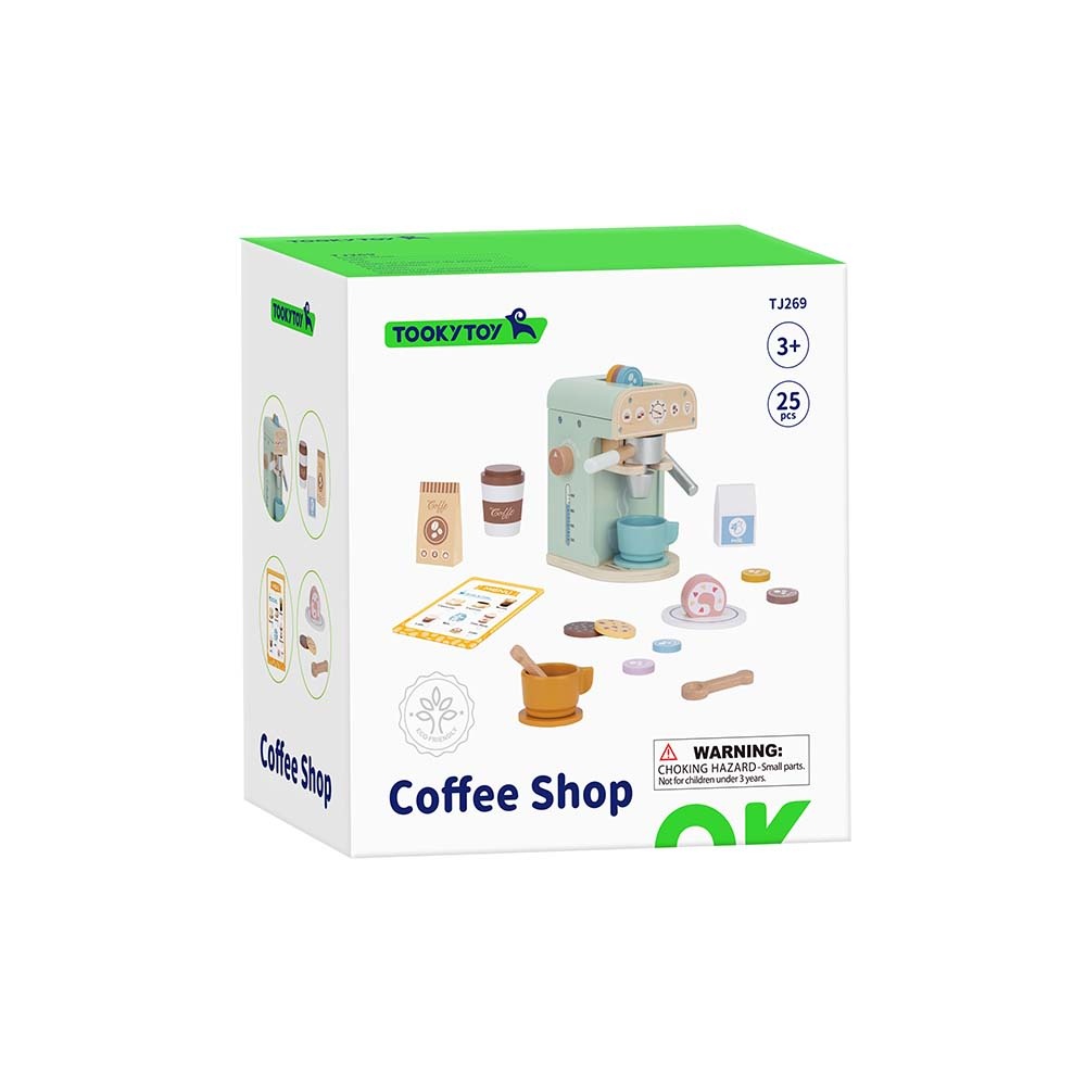 Pretend Play Coffee Shop Toy Set