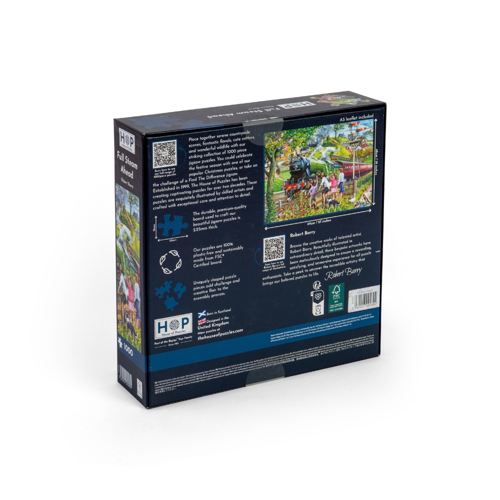 Full Steam Ahead - 1000 Piece Jigsaw Puzzle