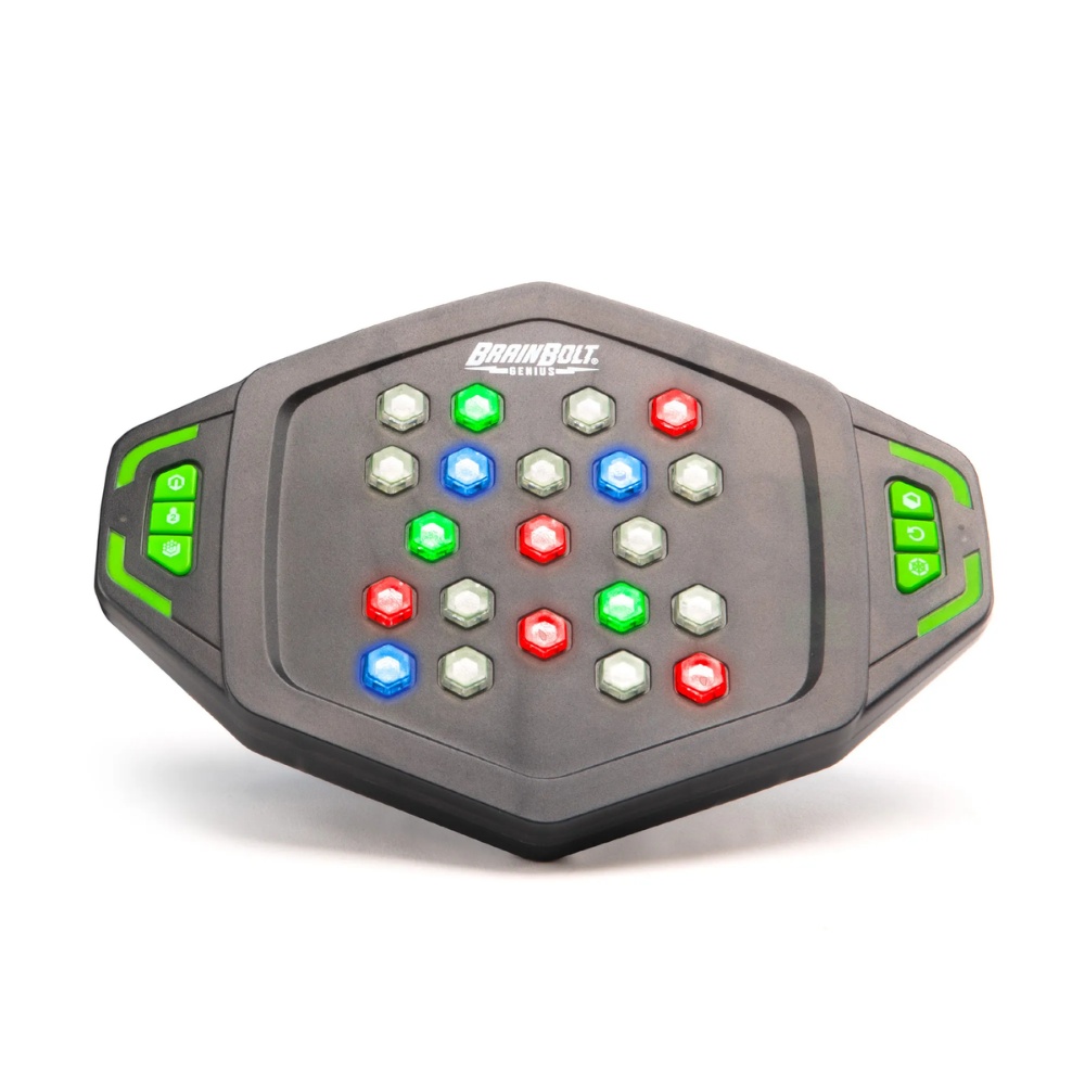 BrainBolt® Genius: Electronic Memory Game with Lights & Sound