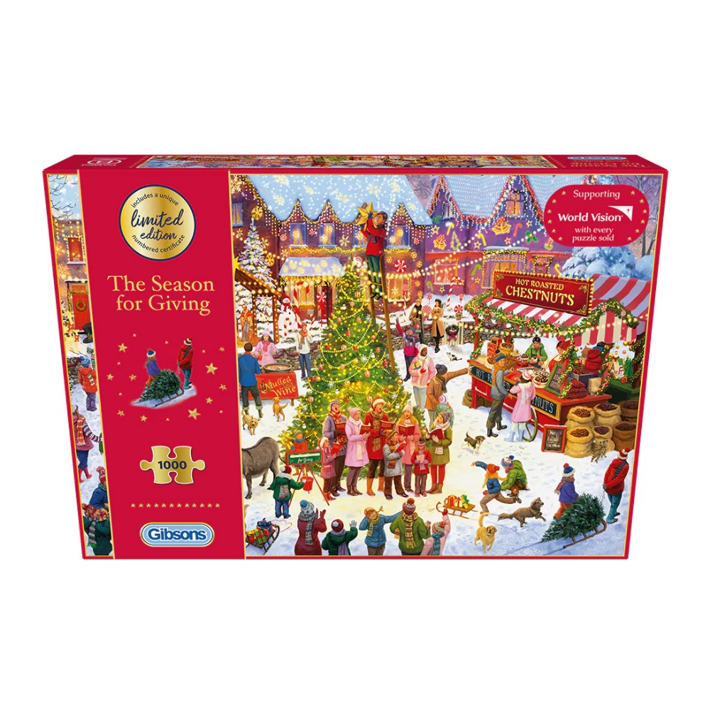 Gibsons - The Season for Giving Limited Edition - 1000 Piece Jigsaw Puzzle