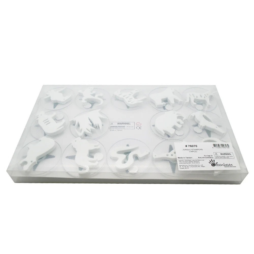 Paint Stamp Jungle 14pc