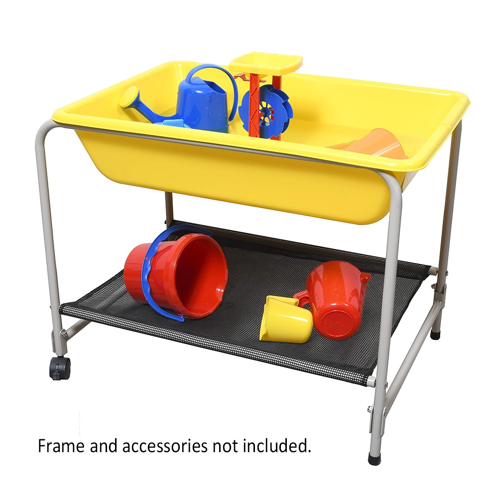 Sand & Water Sensory Trays - 4 Pieces (Blue, Red, Green, Yellow)