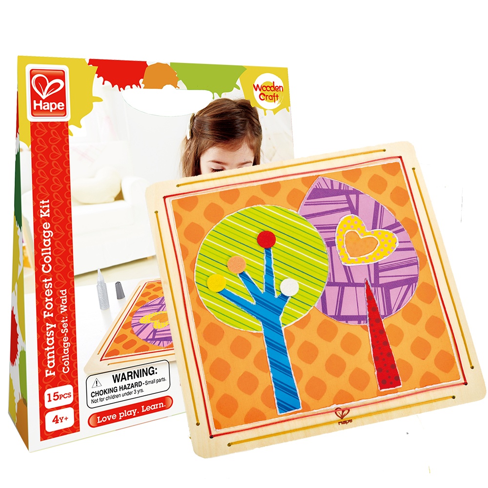 Hape - Arts & Crafts Collage Kit - Fantasy Forest -**