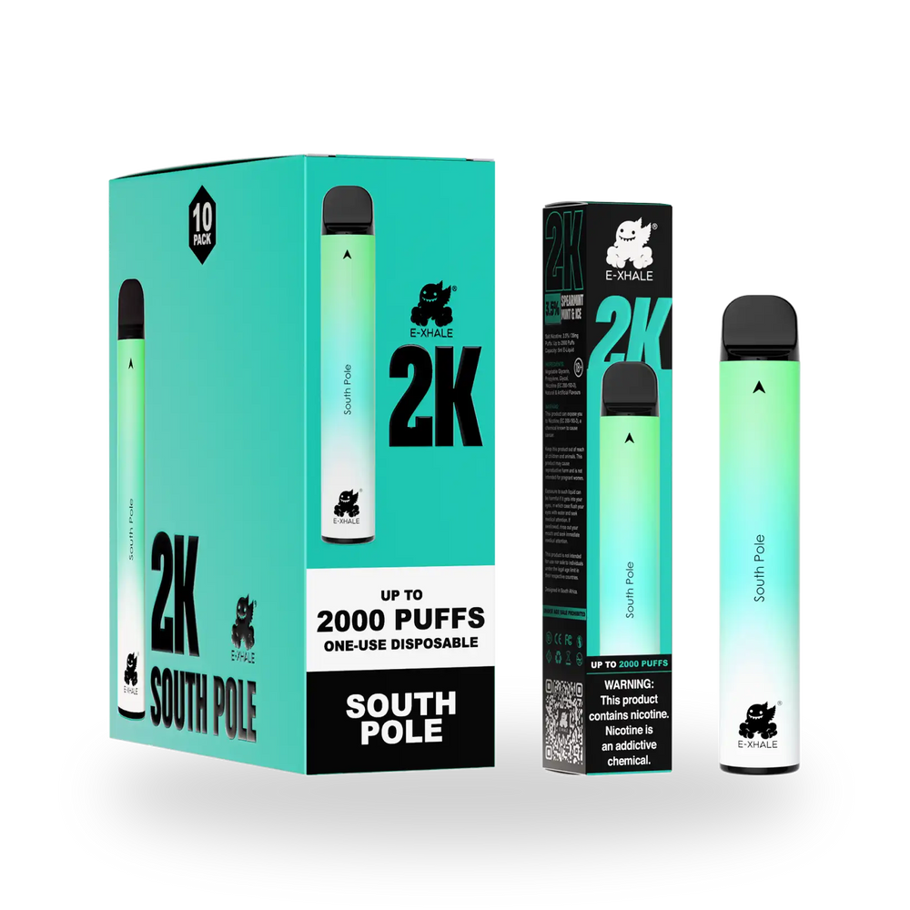 E-XHALE South Pole 2K Vape 3.5% - 10-Pack