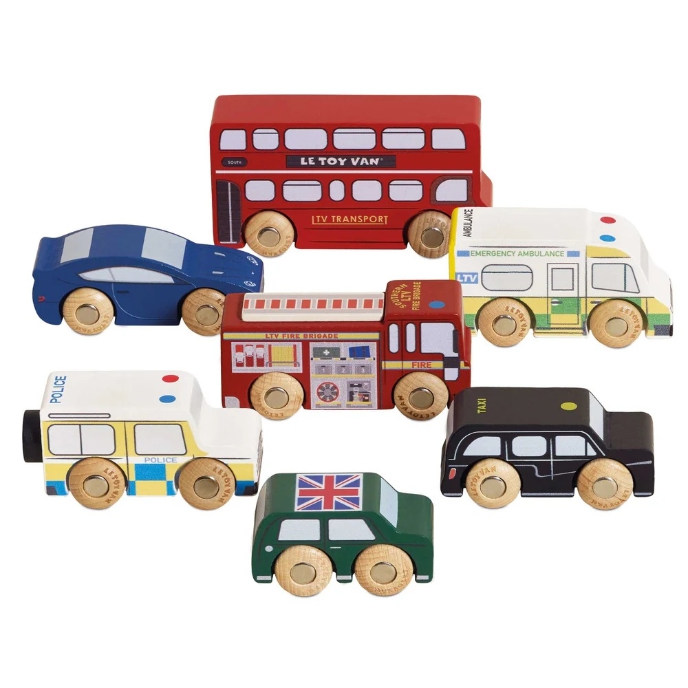 London Toy Car Set - 7pcs