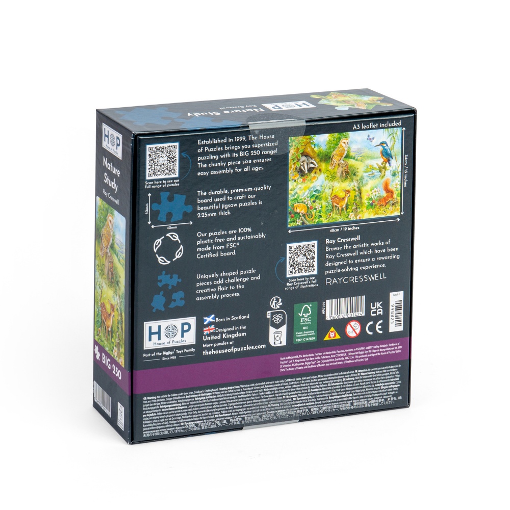 Nature Study - XL Pieces - 250 Piece Jigsaw Puzzle