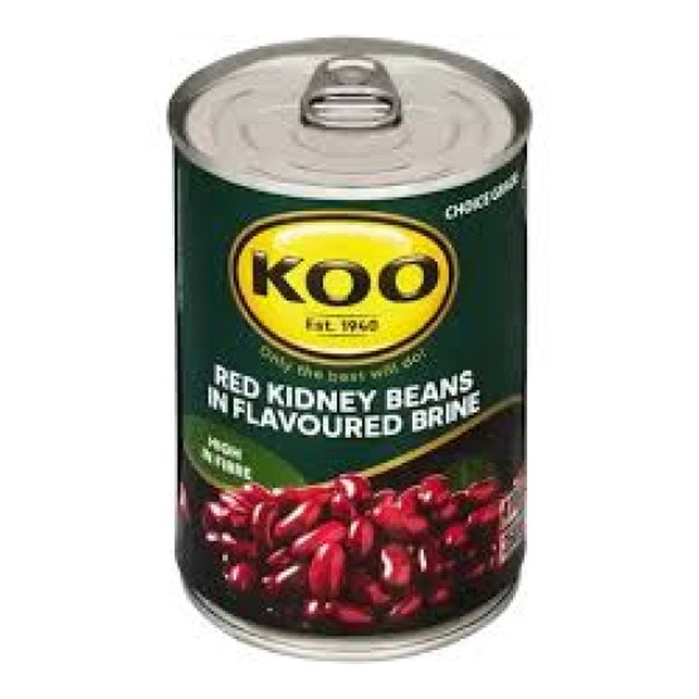 410g Koo Red Kidney Beans In Flav Brine — 12 units