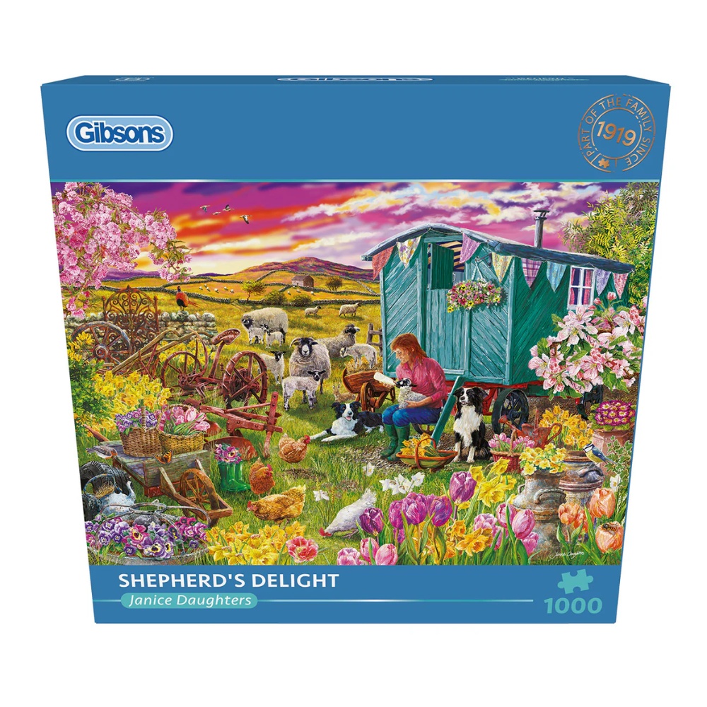 Gibsons - Shepherd's Delight - 1000 Piece Jigsaw Puzzle