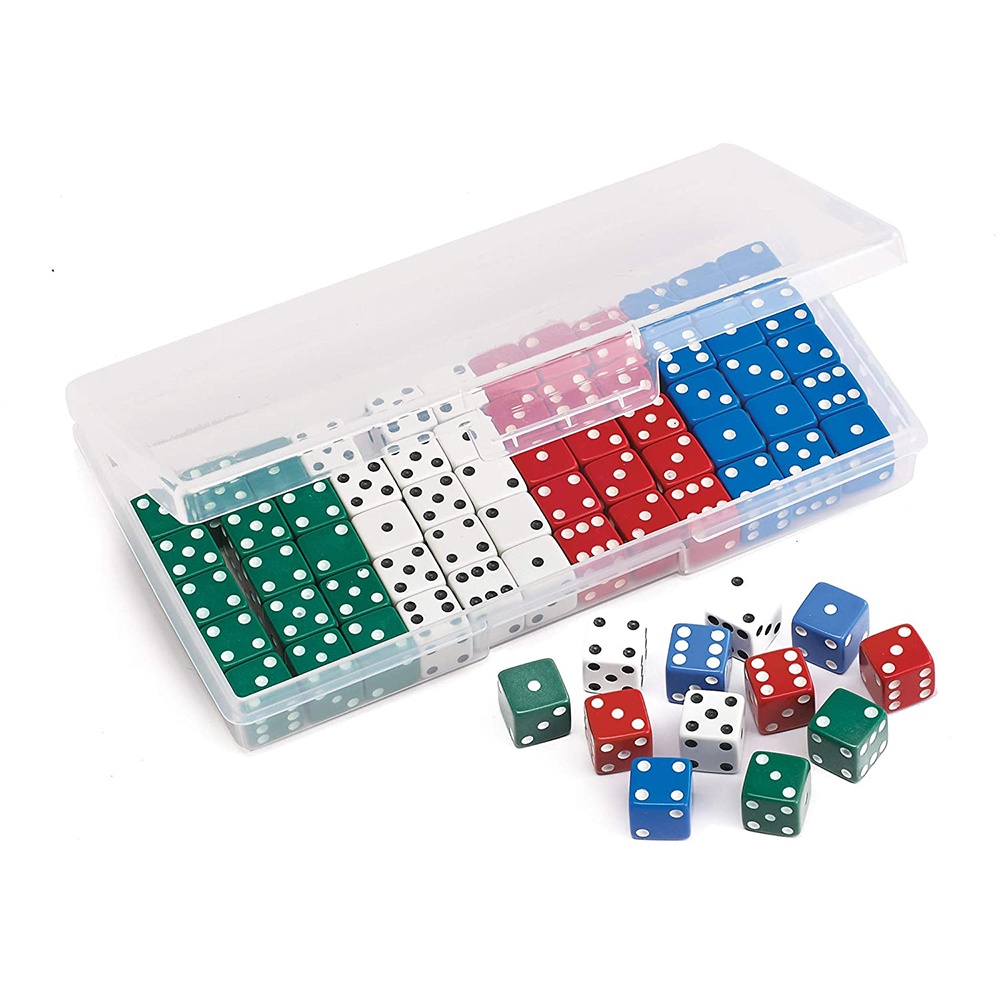 Dice - Classroom Dot Dice - 16mm - 72pcs Container