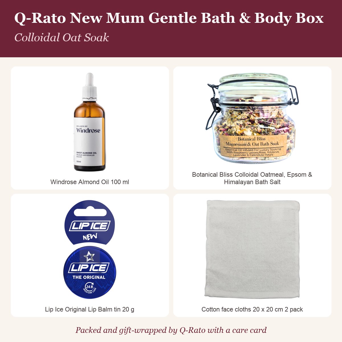 Q-Rato New Mum Gentle Bath & Body Box