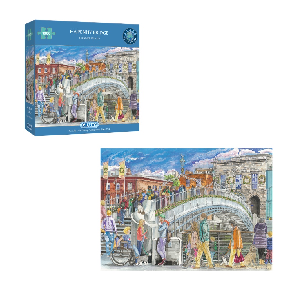 Gibsons - Ha'penny Bridge - 1000 Piece Jigsaw Puzzle
