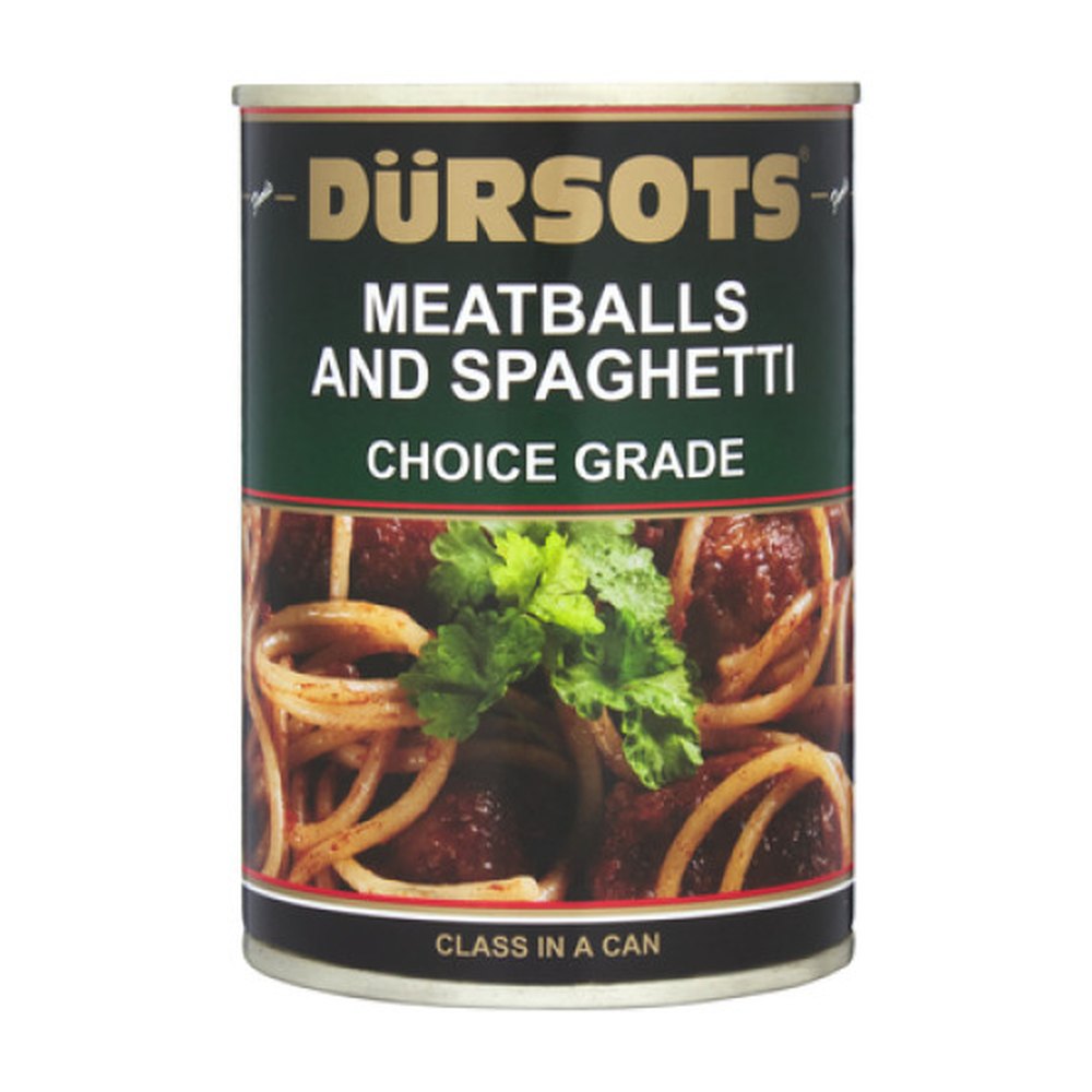 Dursots Meatballs and Spaghetti - 12 x 400g