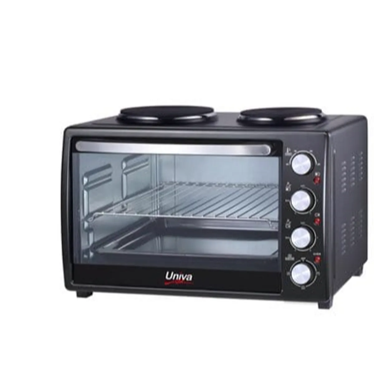 Univa UMK30B 30L Mini Oven with 2 Hotplates